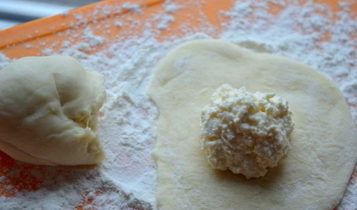 пончики с творогом