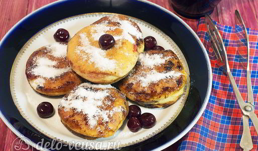 пончики с вишней