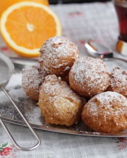 Рецепт пончиков zeppole с апельсиновым ароматом и нежностью яблока