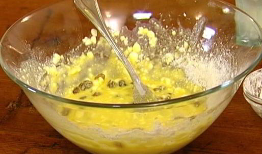 творожные пончики с изюмом