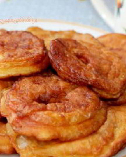 Рецепт яблочных пончиков