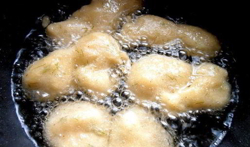 заварные картофельные пончики