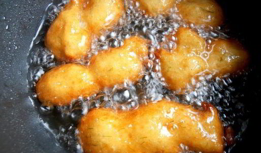 заварные картофельные пончики