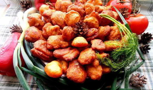 заварные картофельные пончики
