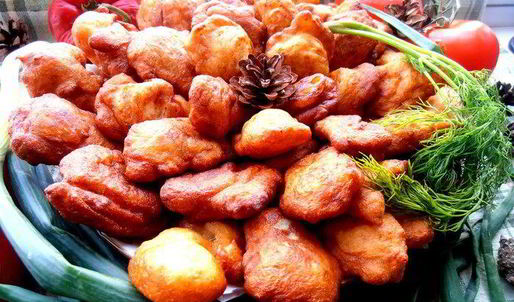 заварные картофельные пончики