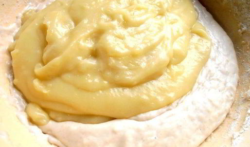 заварные картофельные пончики