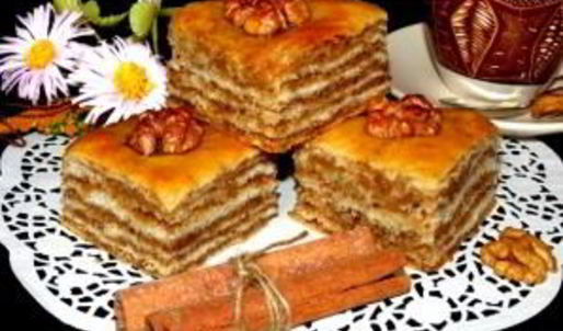 постная пахлава