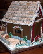 Домик из пряничного теста