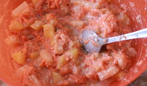 коврижка морковная с фруктами