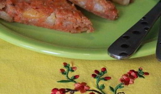 коврижка морковная с фруктами