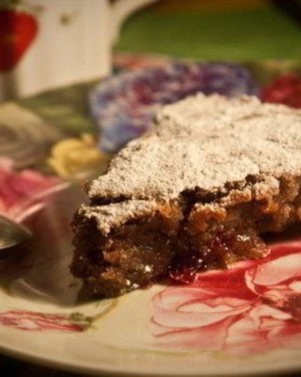 Рецепт коврижки с вареньем