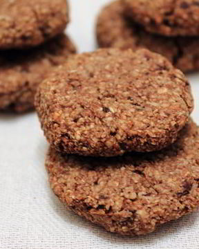 Овсяные пряники с черносливом и миндалем