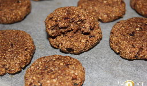 овсяные пряники с черносливом и миндалем