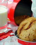 Паровые пряники из цельнозерновой муки с медом и фундуком