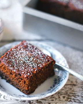 Постная коврижка с сухофруктами