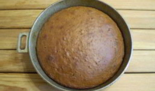 постная коврижка с вареньем