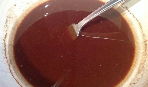 постная шоколадная коврижка с клюквой