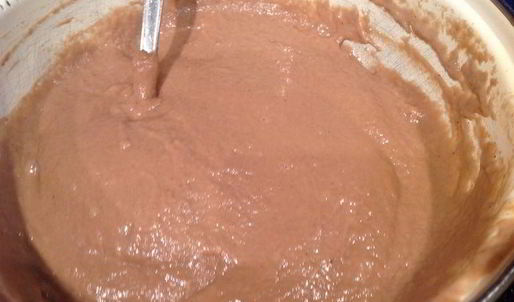 постная шоколадная коврижка с клюквой