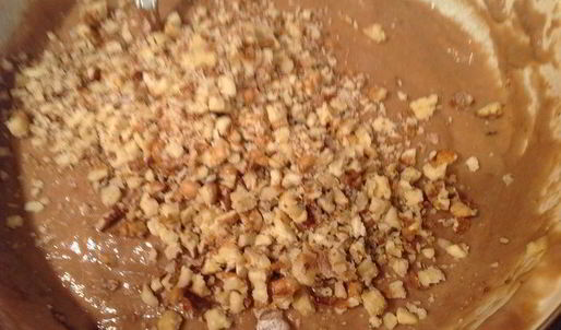 постная шоколадная коврижка с клюквой