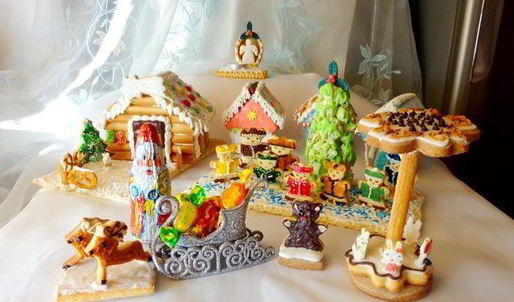 пряничная рождественская деревня