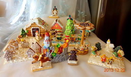 пряничная рождественская деревня