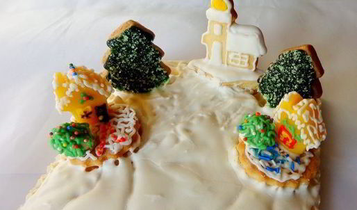 пряничная рождественская деревня