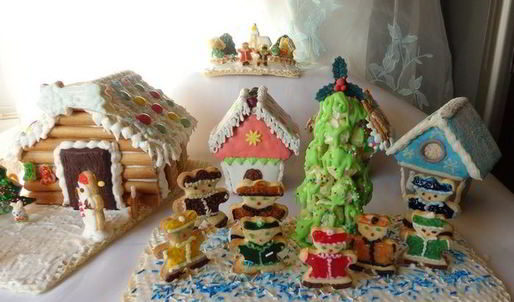пряничная рождественская деревня