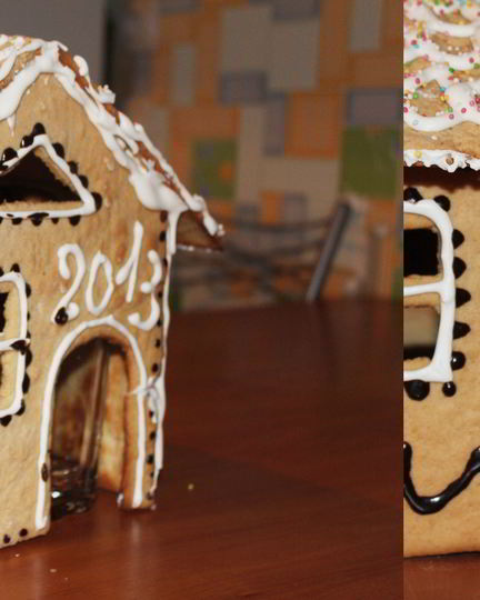 Рецепт пряничного дома с шоколадной глазурью