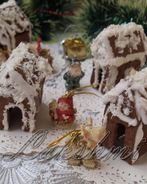 Пряничные домики на чашки