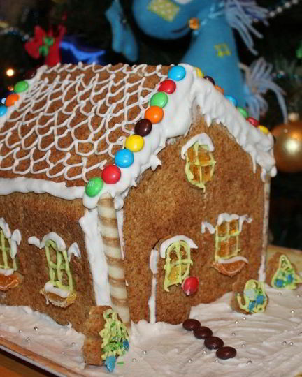 Рецепт рождественского пряничного ароматного домика