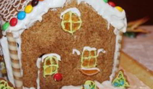 рождественский пряничный ароматный домик