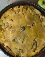 Медовая шарлотка с яблоками