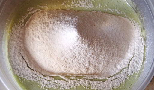 мятная шарлотка