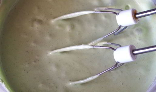 мятная шарлотка