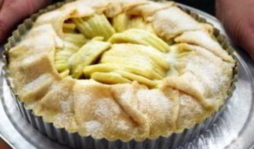 пирог шарлотка с яблоками