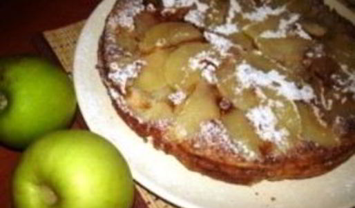 шарлотка диетическая с яблоками