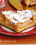 Шарлотка из белого хлеба