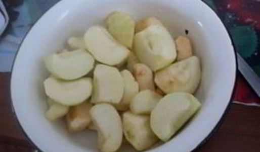 шарлотка песочная с яблоками