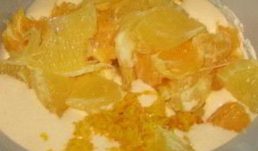 шарлотка с апельсинами в мультиварке