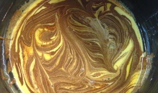 шарлотка с бананами