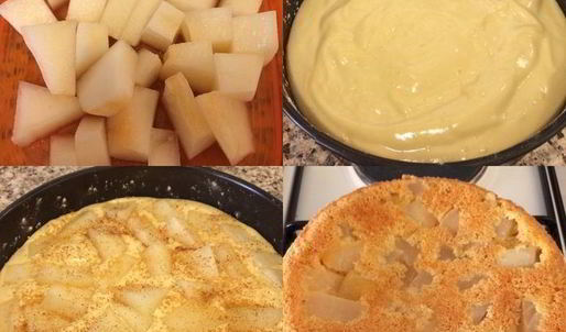 шарлотка с дыней