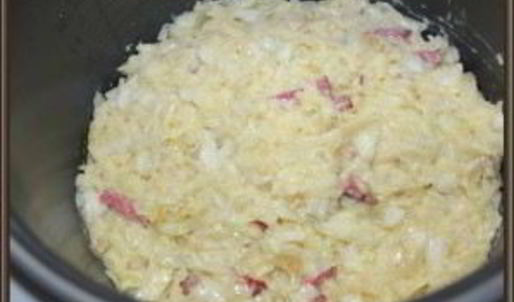 шарлотка с капустой в мультиварке