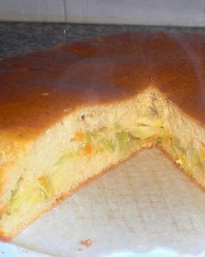 Шарлотка с капустой