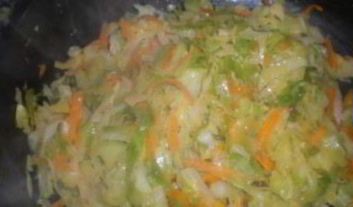 шарлотка с капустой