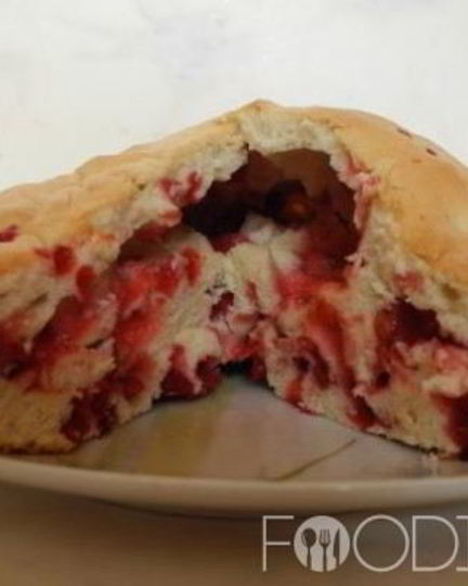 Рецепт шарлотки с клюквой