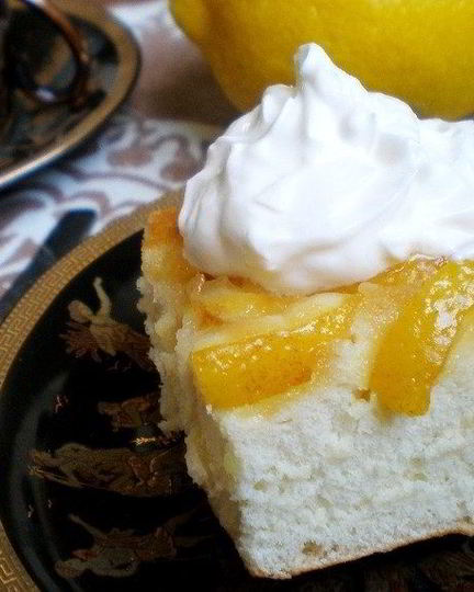 Рецепт шарлотки с лимоном