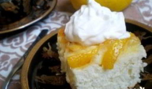 шарлотка с лимоном