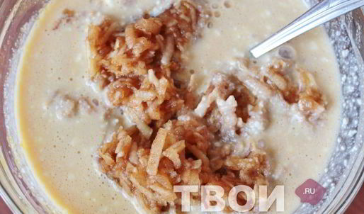 шарлотка с творогом