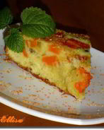 Шарлотка с тыквой и изюмом