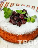 Шарлотка с вареньем